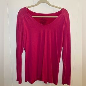 Pink Patagonia Long Sleeve Shirt